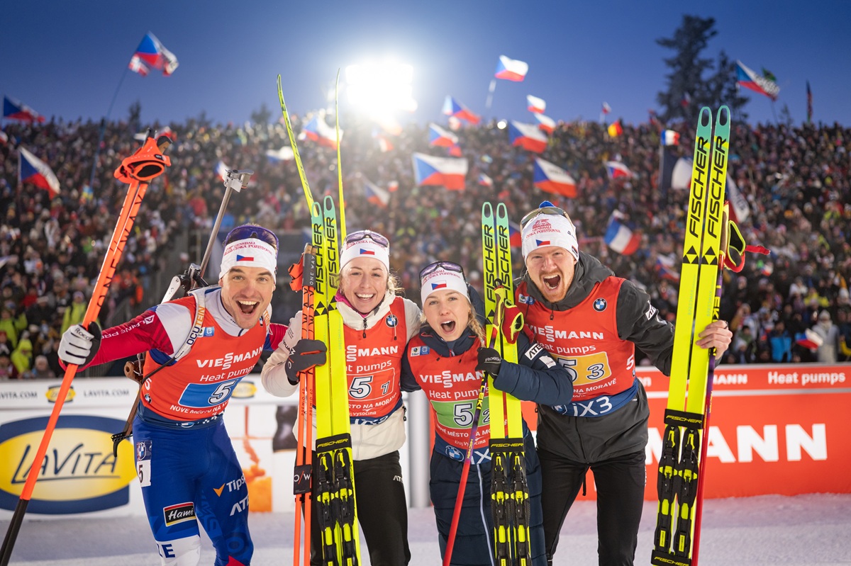 Smíšená štafeta, SP v biatlonu Nové Město na Moravě 2026